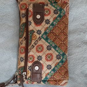 Floral patterned purse